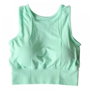 Soutien-gorge de sport pour femme adulte, utilisation extérieure, qualité supérieure, sans couture, léger, maintien élevé, bretelles halter, extensible dans quatre directions - Product Image 4