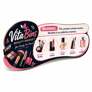 PVC Convenient BPA Free Retail <b>Shelf</b> Talker Waterproof Supermarket Product Promotion Display Advertising Card - Product Image 5