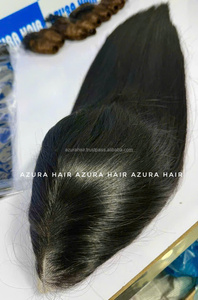 AZURA HAIR Full Lace <b>Wig</b> Vietnam Remy Hair Natural Black <b>Long</b> Straight Double Drawn Bone Straight HD Lace Base Baby Hair 300g - Product Image 2