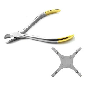 Kit Profesional de Instrumentos de Ortodoncia Dental, Juego Manual de 12 Piezas para Clínica, Alicates TC, Removedores de Brackets, Pinzas, Cortadores de Acero Inoxidable - Product Image 3