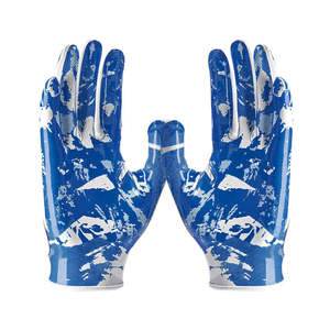 Guantes Deportivos para Exteriores con Camuflaje Azul y Blanco, Diseño Transpirable con Serigrafía para Fútbol - Product Image 2