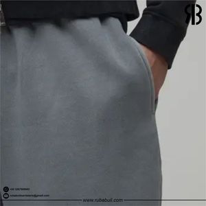 Pantalones Cortos Bermuda Casuales Grises para Hombre, de Cintura Media, Tejidos en Algodón, Transpirables, Estilo Urbano, en Oferta - Product Image 3