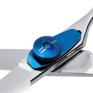 Tijeras de Peluquería Profesionales de Acero Inoxidable con Punta Afilada, Construcción Duradera, 28 Dientes, Mango Largo, para Diestros, para Uso en Salón - Product Image 5
