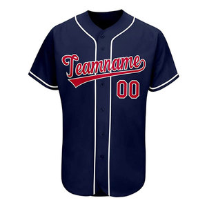 Camiseta de Béisbol y Sóftbol Personalizada de Alta Calidad para Hombre, Ropa Deportiva con Impresión por Sublimación, Uniforme de Equipo con Botones - Product Image 3