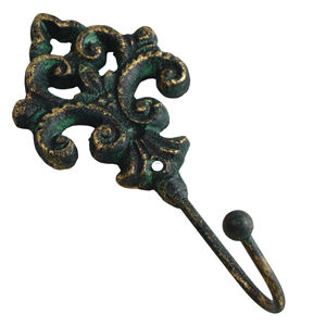 Antique Mount <b>Hook</b> and Hanger Metal Design <b>Coat</b> <b>Hooks</b> Wall Decor Painted for Hanging Small Vintage Single Clothes <b>Coat</b> Hat <b>Hook</b> - Product Image 2