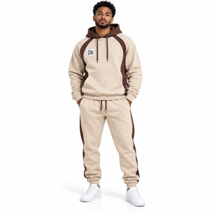 Conjunto Deportivo Premium para Hombre de Dos Piezas, Sudadera y Pantalones Jogger, Tela de Felpa Suave, Corte Holgado, Manga Larga, OEM - Product Image 1