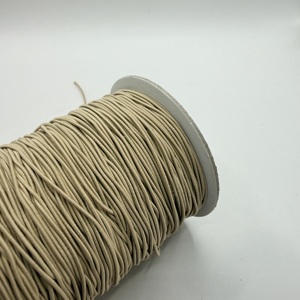 No.31 <b>Light</b> khaki 1.2mm 288 yards Braided Cord Elastic 100% Nylon High Tenacity Eco-Friendly Bungee <b>Rope</b> for Home Textile - Product Image 2