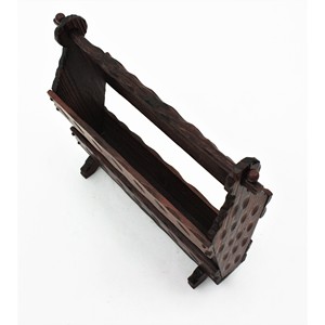 ชั้นวางนิตยสารไม้กระถินณรงค์แบบเรียบง่ายทำมือ |   ราคาขายส่ง B2B - Product Image 3