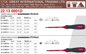 Tournevis isolé 1000V avec norme VDE - Product Image 4