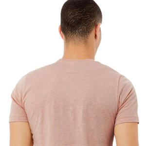 เสื้อยืดคอกลมแขนสั้นผู้ชาย ดีไซน์ถักแบบลำลอง เหมาะสำหรับงานสกรีนและงานออกแบบตามสั่ง - Product Image 5