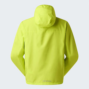 <b>Men's</b> Waterproof Windbreaker Jacket Lightweight Hooded Outdoor Sports <b>Coat</b> Custom Logo Neon High Visibility Running Windcheater - Product Image 1