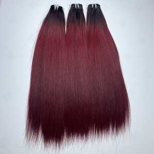 ช่อผมตรงจากผมมนุษย์แท้เวียดนามพร้อมลูกไม้ระดับ HD - Product Image 3