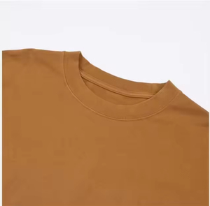 Camiseta de corte holgado estilo streetwear de 300 g/m² con logo personalizado, camiseta corta de algodón con estampado gráfico, camiseta oversize de corte holgado para hombre - Product Image 3