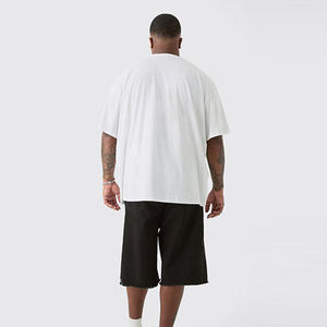 Jean en coton vieilli de haute qualité, style streetwear, coupe longue, tendance, matière extensible, short pour homme, best-seller - Product Image 4