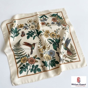 Custom Printed Womens Square <b>Scarf</b> Lightweight Soft Fabric Elegant Fashion Accessories OEM ODM Manufacturer Bali Custom - Product Image 5