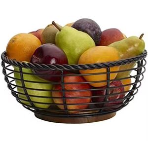 Supply High Quality Fruit <b>Basket</b> Metal <b>Wire</b> Storage <b>Basket</b> Fruit <b>Basket</b> - Product Image 4