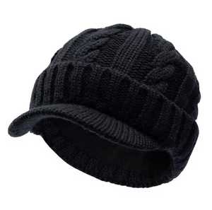 HIGH QUALITY Knitted Beanie Hat Solid Color <b>Winter</b> <b>Cap</b> Casual Style 56-58CM Hand Made Acrylic Warm Hat - Product Image 6