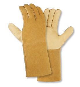 Guantes Profesionales de Cuero de Vaca Resistentes al Calor Extremo para Bomberos, Seguros para Pantallas Táctiles, Anti-Calor, Reforzados, Venta al Por Mayor - Product Image 1