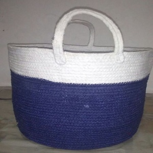 Large Size Baby Supplies Round Cotton Rope <b>Foldable</b> Storage <b>Basket</b> with Customized Colours for Home and Laundry Bag XXL XXXL - Product Image 6