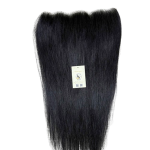 Cheveux Humains Vietnamiens Remy Lisses Super Double Drawn, Vente en Gros, Non Transformés, avec Frontal et Closure HD Lace 5x5 13x4 13x6 - Product Image 1
