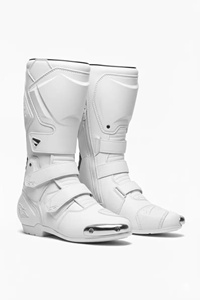 Traje de Motocicleta de Cuero Blanco Futurista – Equipo de Carreras para Motociclistas con Protección CE - Product Image 4