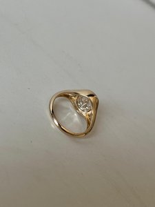 Lab Grown 2.02 CT Criss Cut Diamond Promise Unique Curve Band <b>Ring</b> For Women's 14K Solid Gold Wedding Party Gift For Partners - Product Image 2