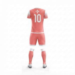 Ensemble de maillots de football imprimés par transfert thermique avec logo blanc, 100% polyester haute qualité pour hommes, manches courtes, respirant, séchage rapide - Product Image 3