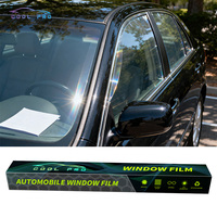 Film solaire auto-adhésif pour vitres de voiture, isolation thermique, protection UV, film nano-céramique, teinte pour vitres, fournisseur de rouleaux en matériau PET
