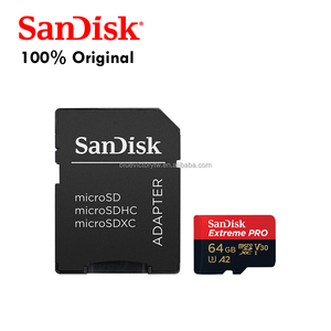 Thẻ nhớ Sandisk 64GB, cực Pro microSDXC, UHS-I, 200 Mb/giây, V30, U3, C10, A2 - SDSQXCU-064G-GN6MA - Product Image 1