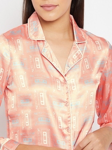 Elegante Conjunto de Pijama para Mujer en Satén Sedoso para una Noche de Relajación Lujosa y un Sueño Reparador, Pijama de Alta Calidad para Damas - Product Image 2