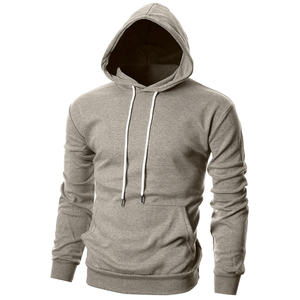 Sweat-shirt à capuche blanc pour homme, coupe classique, tricoté, imprimé personnalisé, décontracté, pull d'automne avec poche et manches à trois bandes - Product Image 5