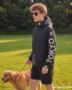 Veste coupe-vent imperméable streetwear pour homme |   Cosplay, Vêtements de tous les jours - Product Image 5