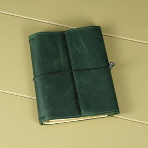 Couverture de carnet en cuir rigide personnalisée, cadeau personnalisé, journal avec poches, rechargeable, format A5/A4, porte-stylo pour carnet de voyage - Product Image 4