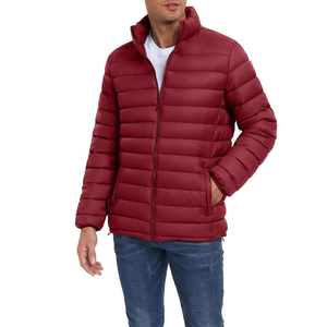 Winter Custom Logo Design Bomber <b>Puffer</b> <b>Jackets</b> Warm Thick Hooded Quilted Outerwear Insulated <b>Jacket</b> for Men - Product Image 1