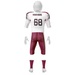 Uniforme de football américain de haute qualité en sublimation, 100 % polyester, fabriqué par un fabricant sur mesure, garantissant une durabilité supérieure. - Product Image 5