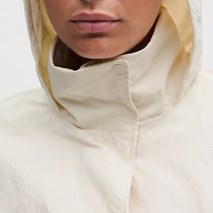 Lightweight Women's Stand Collar Blouson <b>Jacket</b> Full <b>Sleeve</b> Zipper Closure Pockets Windproof Utility <b>Short</b> Length <b>Jackets</b> - Product Image 3