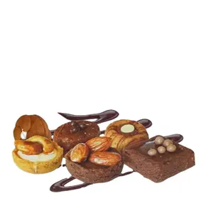 阿尔苏丹糖果精致分类600克贝蒂福巧克力片饼干风味奶粉坚果散装销售件形状
