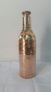 Botella de Agua de Cobre Puro de 1000 ml, Estilo Deportivo, con Logotipo Personalizable, Acabado Mate, Venta Directa desde India - Product Image 4