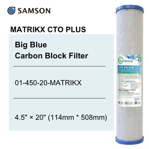 Filtre à charbon actif Big Blue MATRIKX CTO PLUS 01-450-20 20 pouces - Product Image 2
