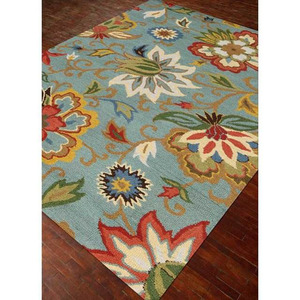 Best Selling Products Modern Embroidered Design Colourful Hand Knotted <b>Rug</b> for Home Style Customize Design - Product Image 2