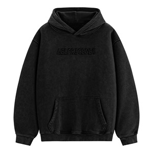 Heavyweight <b>Thick</b> <b>Fleece</b> Oversized Hoodie Back Custom Embroidery Logo Regular Sleeve Mens Sweatshirt Comfortable Durable - Product Image 1