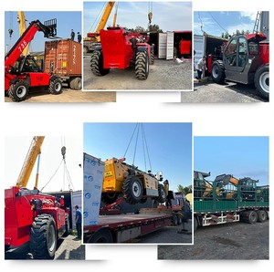 TH735 7m <span class=keywords><strong>3</strong></span> Tonnen Yuchai Motor Kleiner Allrad-Radlader mit Vollgummireifen Teleskoplader 2,0m Schaufel Teleskopgriff 1 Jahr Garantie - Product Image 6