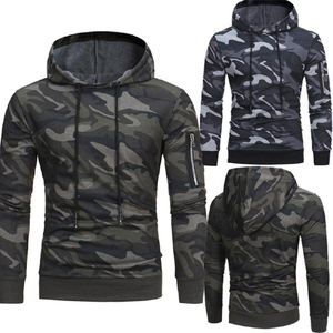 Sudadera con Capucha de Camuflaje Personalizada de Moda para Hombre, Diseño OEM, Estilo Casual Urbano - Product Image 3