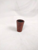 Tasse à thé et soucoupe en bois de hêtre finlandais, style nordique, écologique, 250 ml, avec poignée en bois de caoutchouc de haute qualité, vente en gros pour artisans