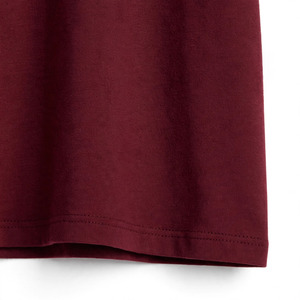 T-shirt à manches courtes pour homme, couleur unie personnalisée, col rond, coupe classique, 100% coton jersey tricoté, vêtements décontractés - Product Image 3