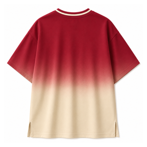 เดลต้า |   ซิกมา | เสื้อยืดโอเวอร์ไซส์สำหรับผู้หญิง Theta Sorority สีแดงครีม ทรงหลวมสบาย คอวี ลายกราฟิกแบบกรีกสำหรับกลุ่มพี่น้อง - Product Image 4