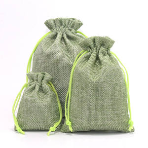 Natural Jute Packaging <b>Bags</b> with Strong Rope Closure for Secure and Reliable Packaging - Product Image 1