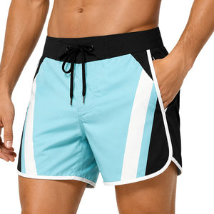 Custom Black Blue <b>Men</b> Surf Board Shorts Quick Dry Swim <b>Trunks</b> Sublimation Printed Beach Water Sports Shorts Factory OEM ODM - Product Image 2