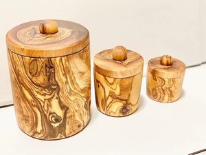 High on Demand <b>Decorative</b> Wooden Canister for Home and Kitchen Storage with Secure <b>Lid</b> Available at Good Price - Product Image 5