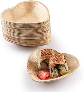 Platos de Hoja de Palma en Forma de Corazón de Calidad Premium para Hostelería y Fiestas al Aire Libre, Vajilla de 8 Pulgadas para Celebraciones - Product Image 5